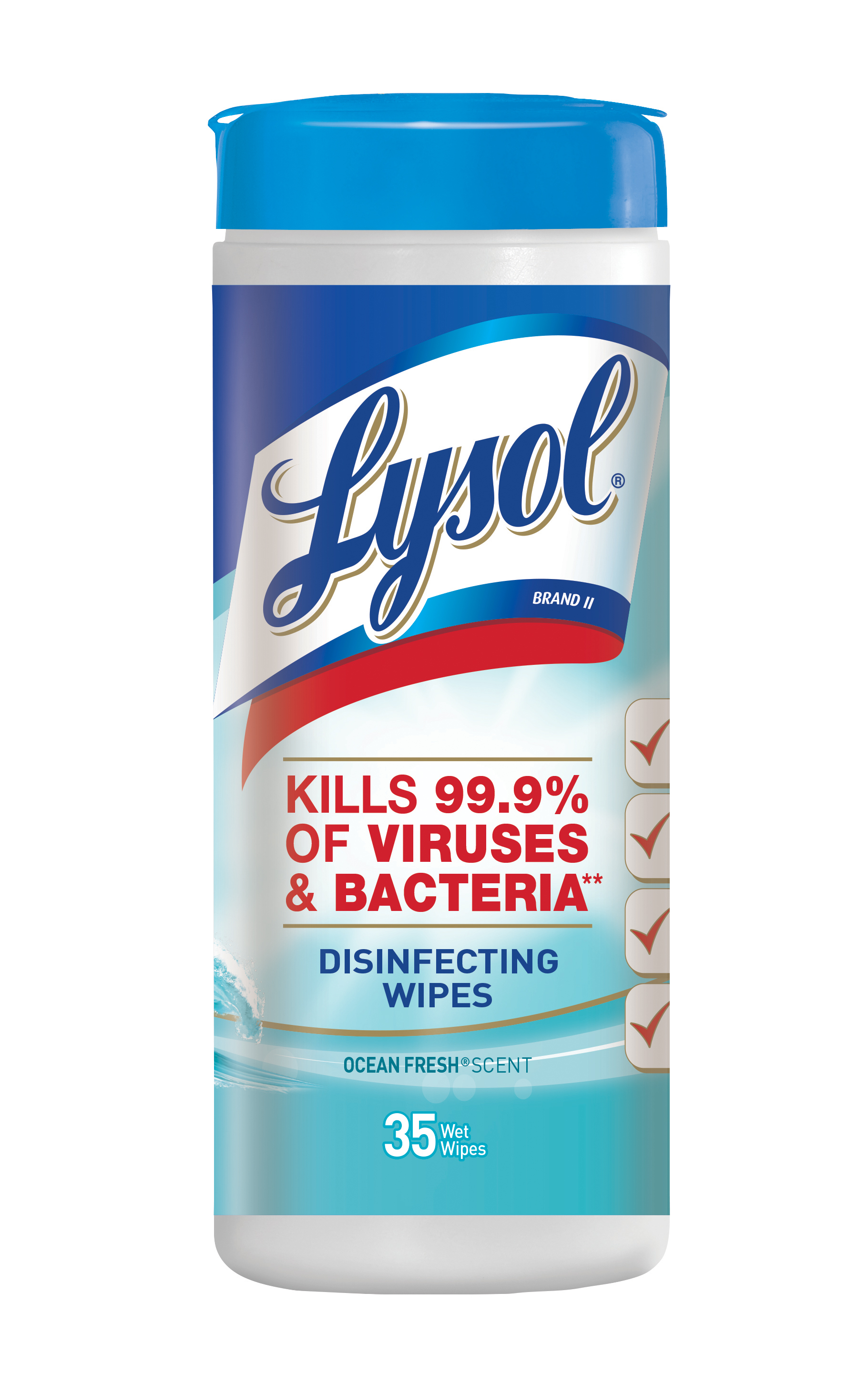 Lysol Disinfecting Wipes Ocean Fresh Scent
