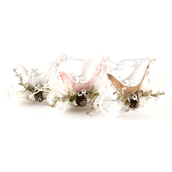 Hx Xm Sleigh Ornament--14x10x5cm