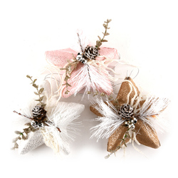 Hx Xm Star Ornament--13x13x5cm