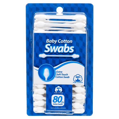 Nuvalu Baby Swabs Safety Tip 80ct
