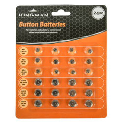 Kingman Button Battery 24pcs