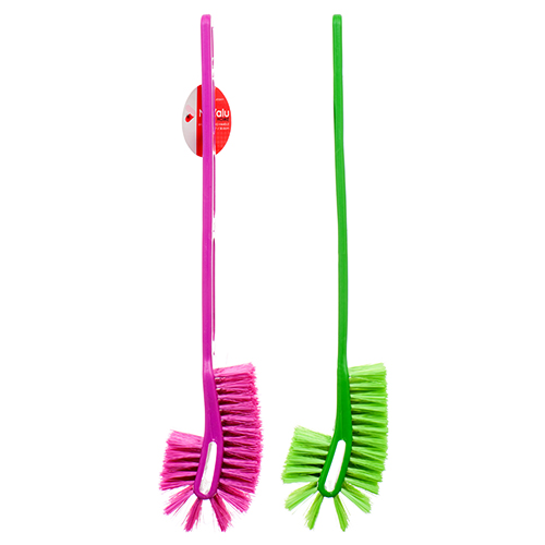 Nuvalu Brush W/long Handle 20″ W/asst Colors