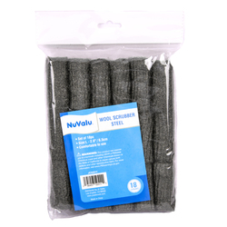 Nuvalu Scrubber Steel Wool 18pc