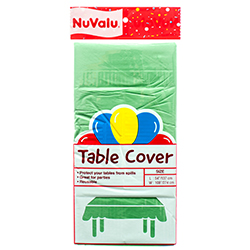 Nuvalu Table Cover Green Peva 0.03mm / 54 X 108"