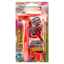 Razor Triple Blade 3pc For Woman W/lubricating Strip