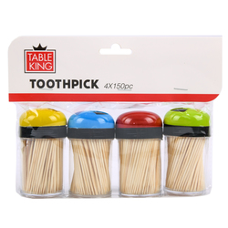 Table King Toothpick 4ct W/150pcs Each