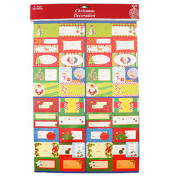 Hx Gift Sticker 96pcs W/head Card