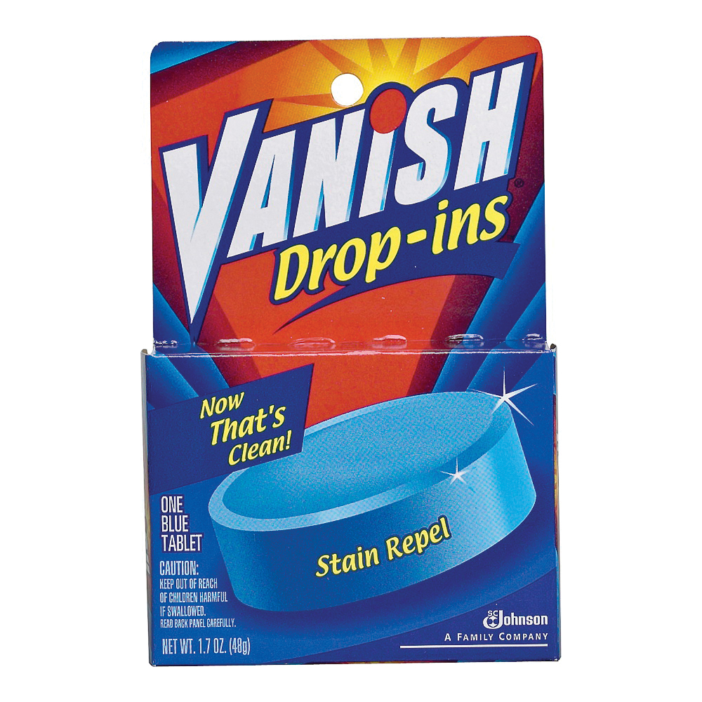 Scrubbing Bubbles Vanish Drop Ins Toilet Bowl Cleaner, Continuous, Stain Repel, Blue