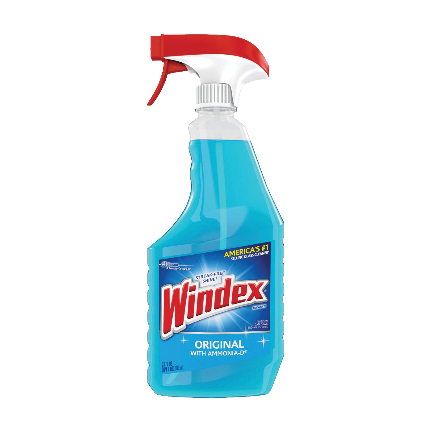 Windex Glass Cleaner, Original Blue, Spray Bottle, 23 Fl Oz