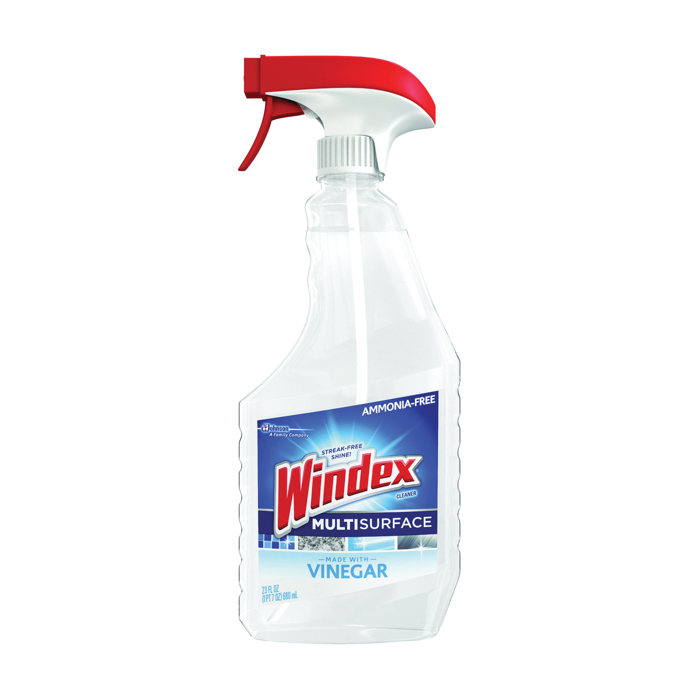 Windex With Vinegar Glass Cleaner, Spray Bottle, 23 Fl Oz