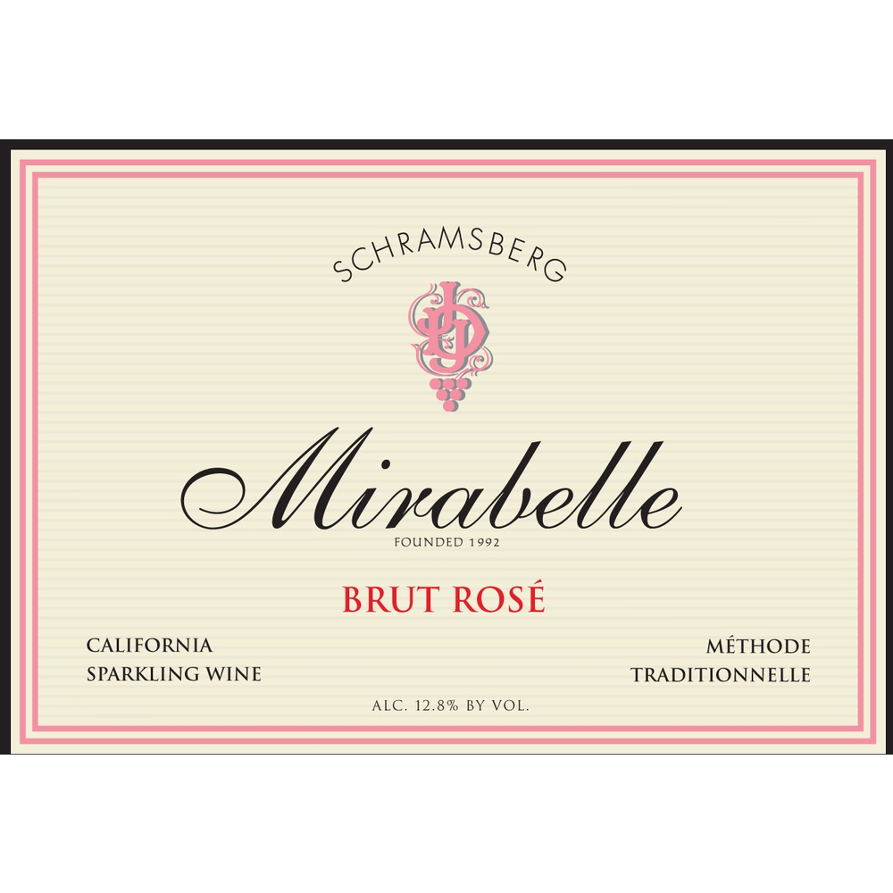 Mirabelle Schramsberg Brut Rose NV - 750ml