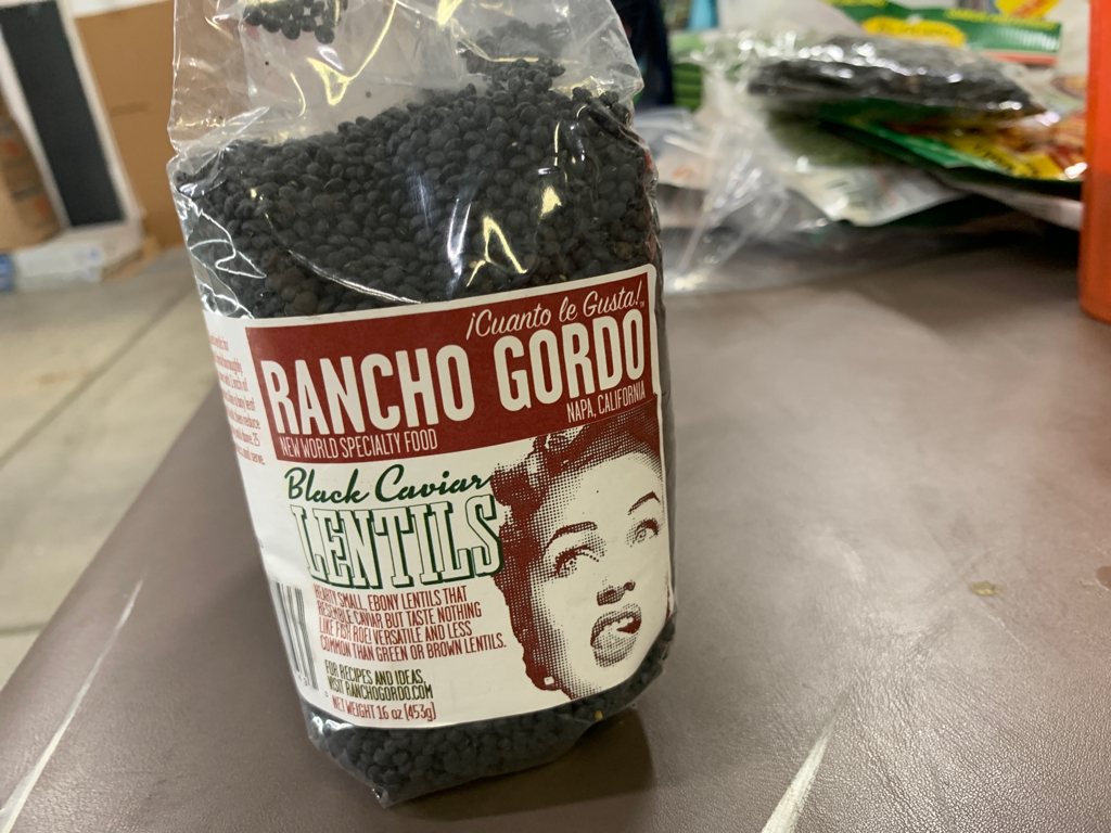 Rancho Gordo Dried Black Lentils