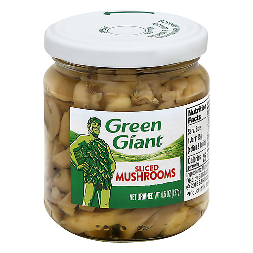 Green Giant Sliced Mushrooms 4.5 Oz