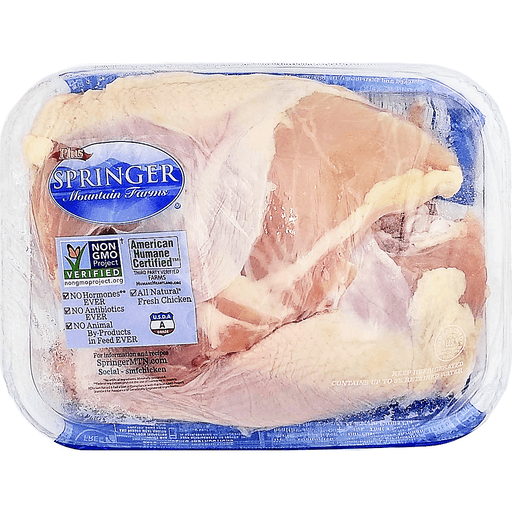 Usda Choice Springer Mountain Chicken Split Breasts