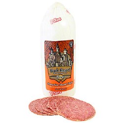 Black Kassel Salami Sliced