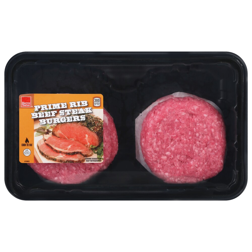 Harris Teeter Beef Prime Rib Steakburgers