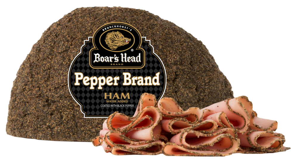 Boar's Head Pepper Brand Ham Fresh Sliced Deli Meat