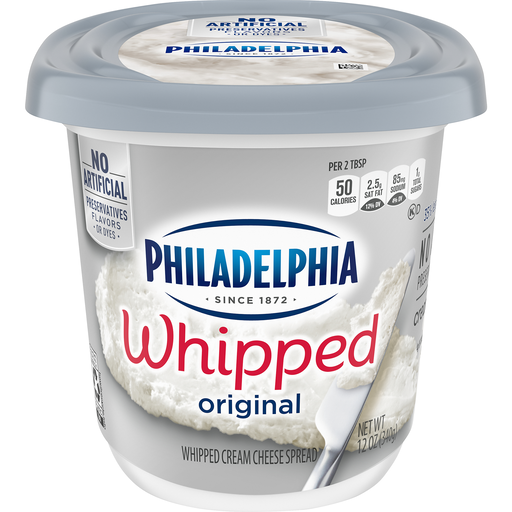 Philadelphia Original Whipped Cream Cheese Spread, 12 Oz Tub