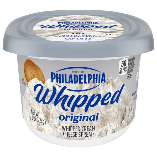 Philadelphia Original Whipped Cream Cheese Spread, 8 Oz Tub