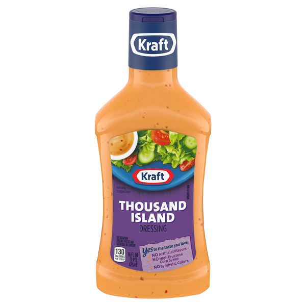 Kraft Thousand Island Salad Dressing 16 Fl Oz Bottle
