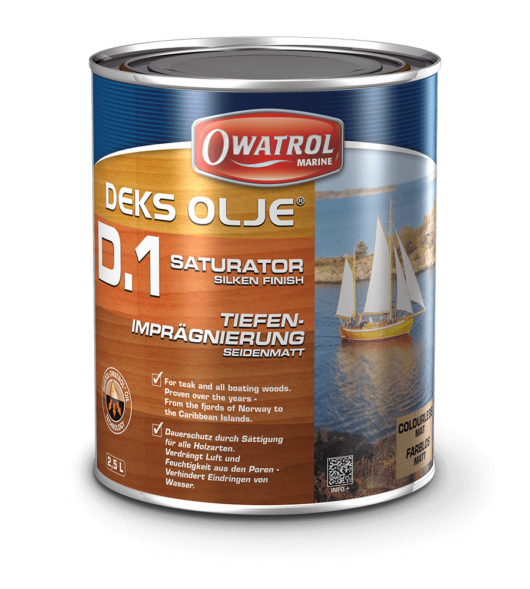 Osmo Owatrol Deks Olje D1, Wood Oil Clear Matt 2.5L