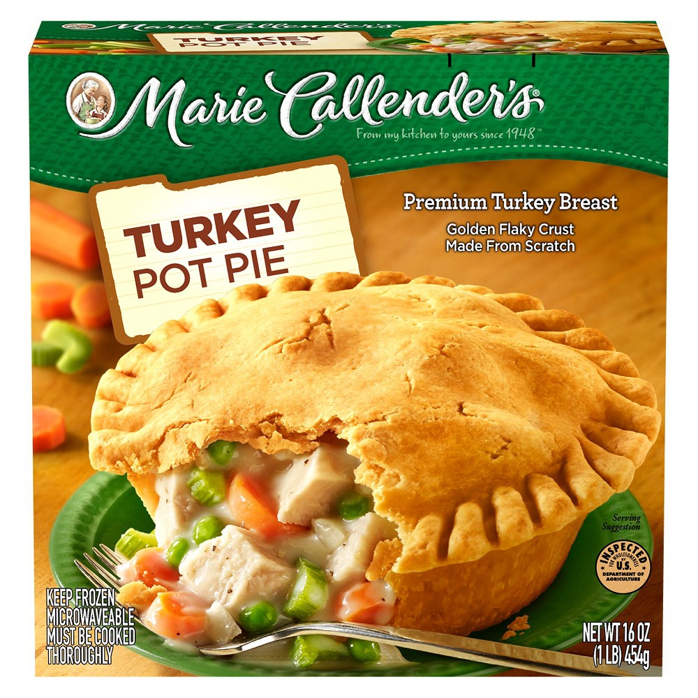 Marie Callender's Pot Pie, Turkey, Large Size 15 Oz