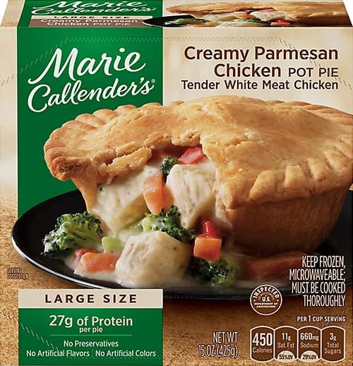 Marie Callender's Creamy Parmesan Chicken Pot Pie Frozen Meal