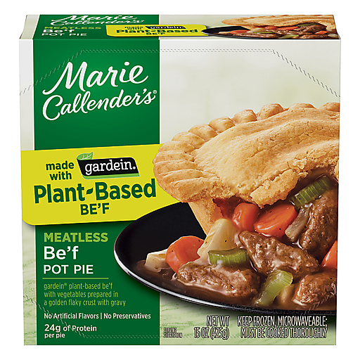 Marie Callender's Plant-Based Gardein Be’f Meatless Pot Pie Frozen Meal