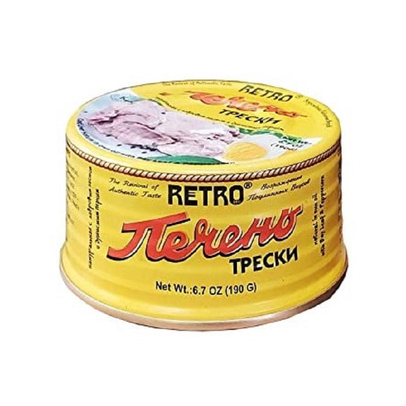 Ocfoodmarket Retro Cod Liver In Oil 190g