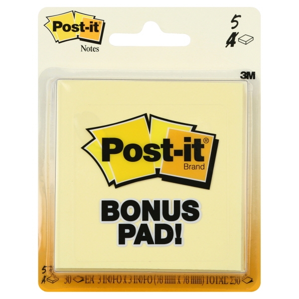 Post-it Notes - Canary Yellow 4