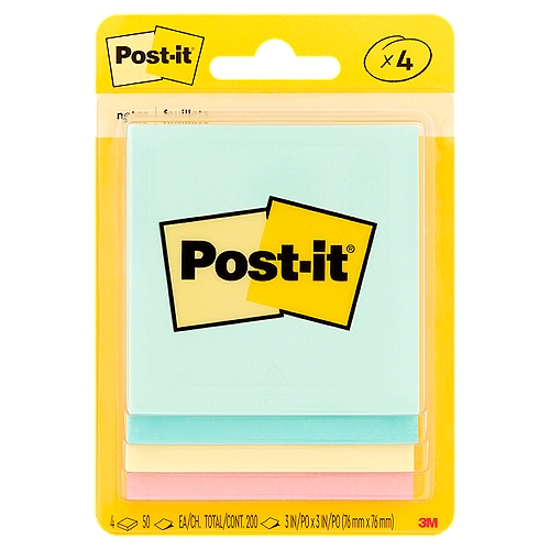 Post-it Notes - Assorted Colors 4