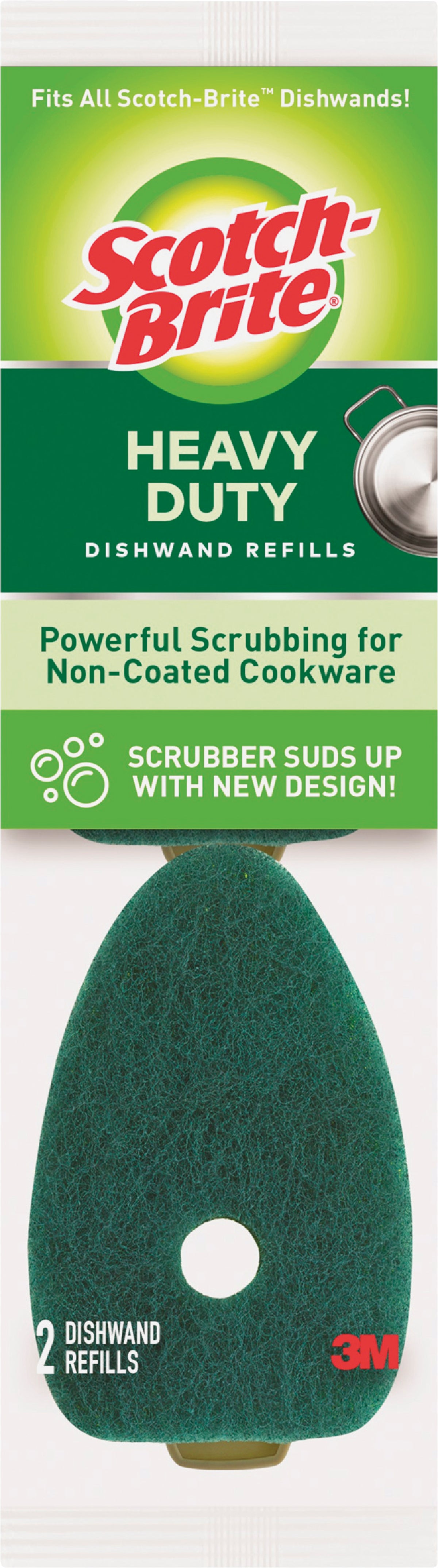 Scotch Brite Scrubber Refill Heavy Duty - 2 Refills