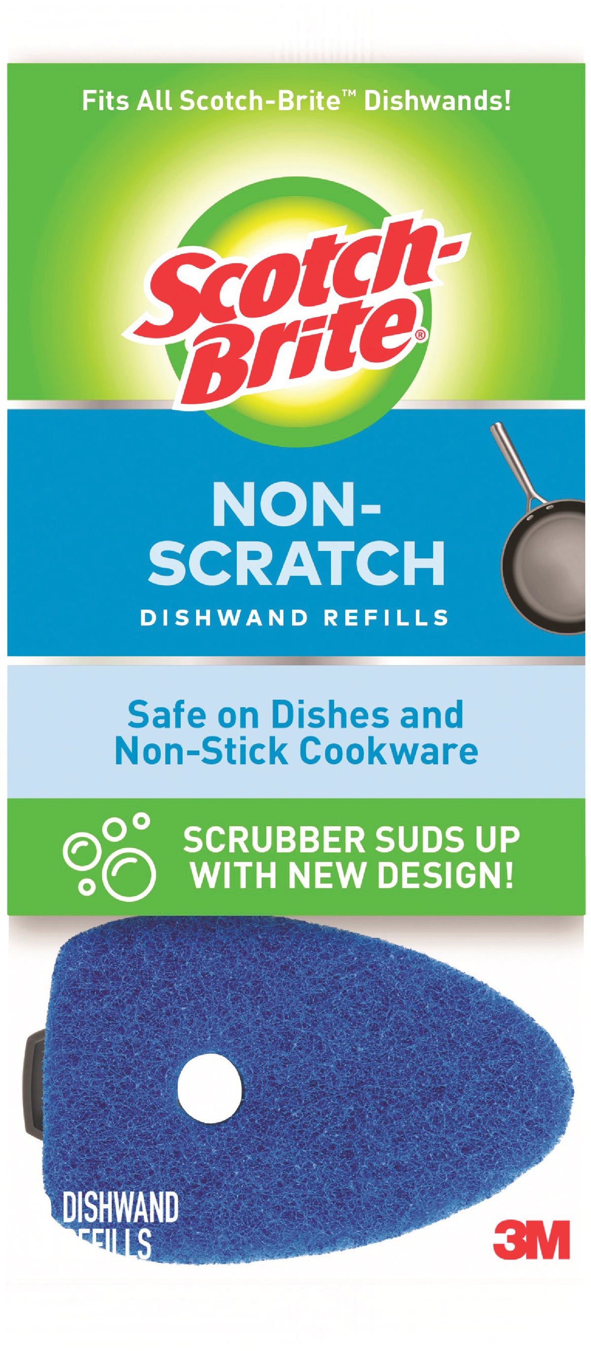 Scotch Brite Scrubber, Non-Scratch, Refills