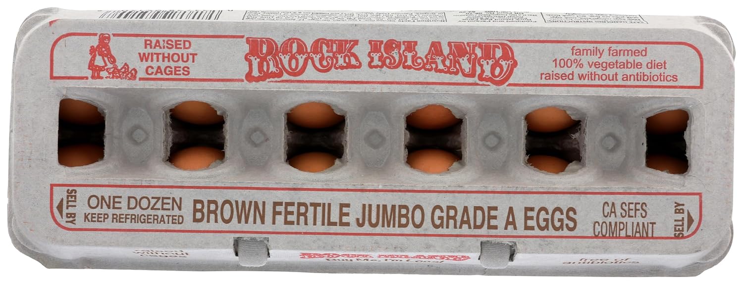 Rock Island Jumbo Grade A Eggs