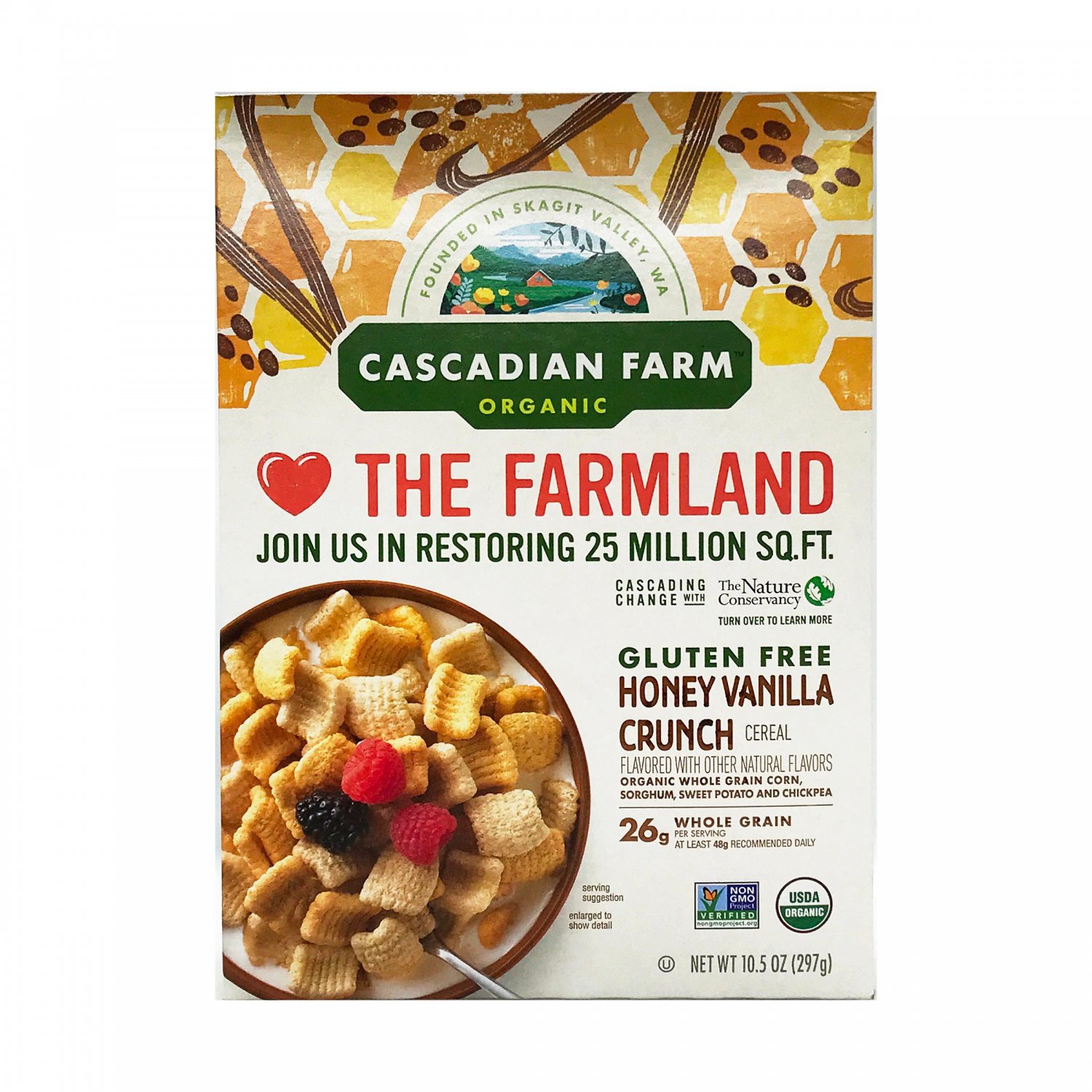Cascadian Farm Organic Gluten Free Honey Vanilla Crunch Cereal
