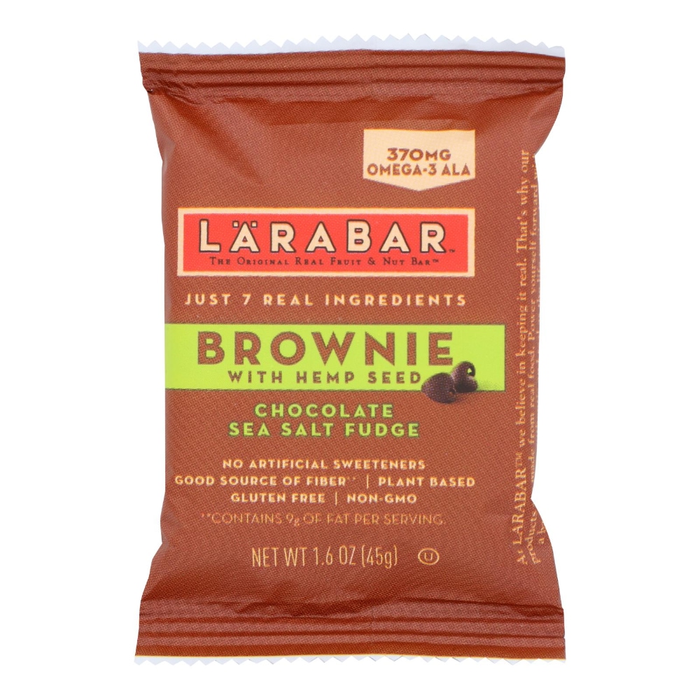 Larabar Brownie With Hemp Seed Chocolate Sea Salt 1.6oz