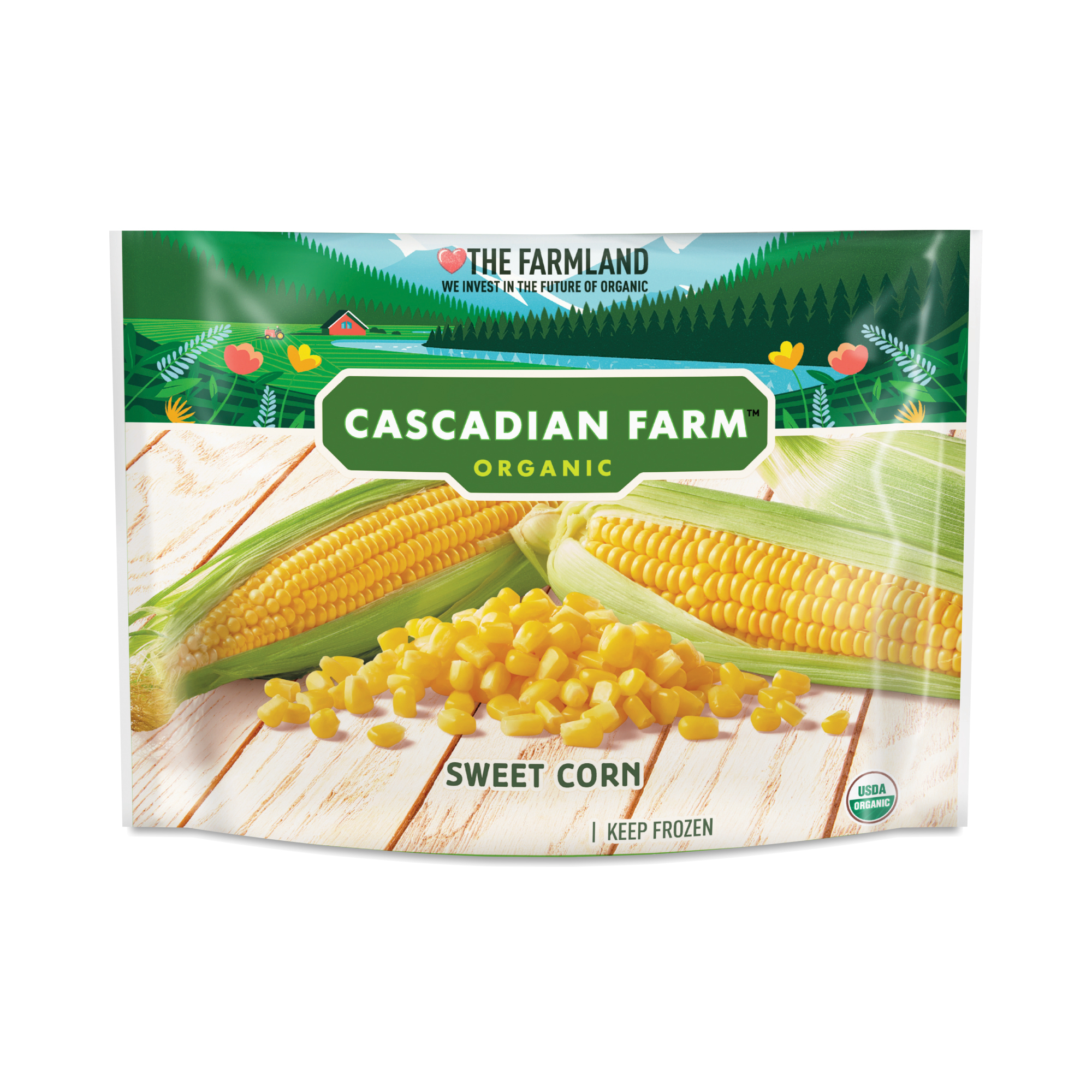 Cascadian Farm Organic Sweet Corn, Frozen Vegetables, 16 Oz