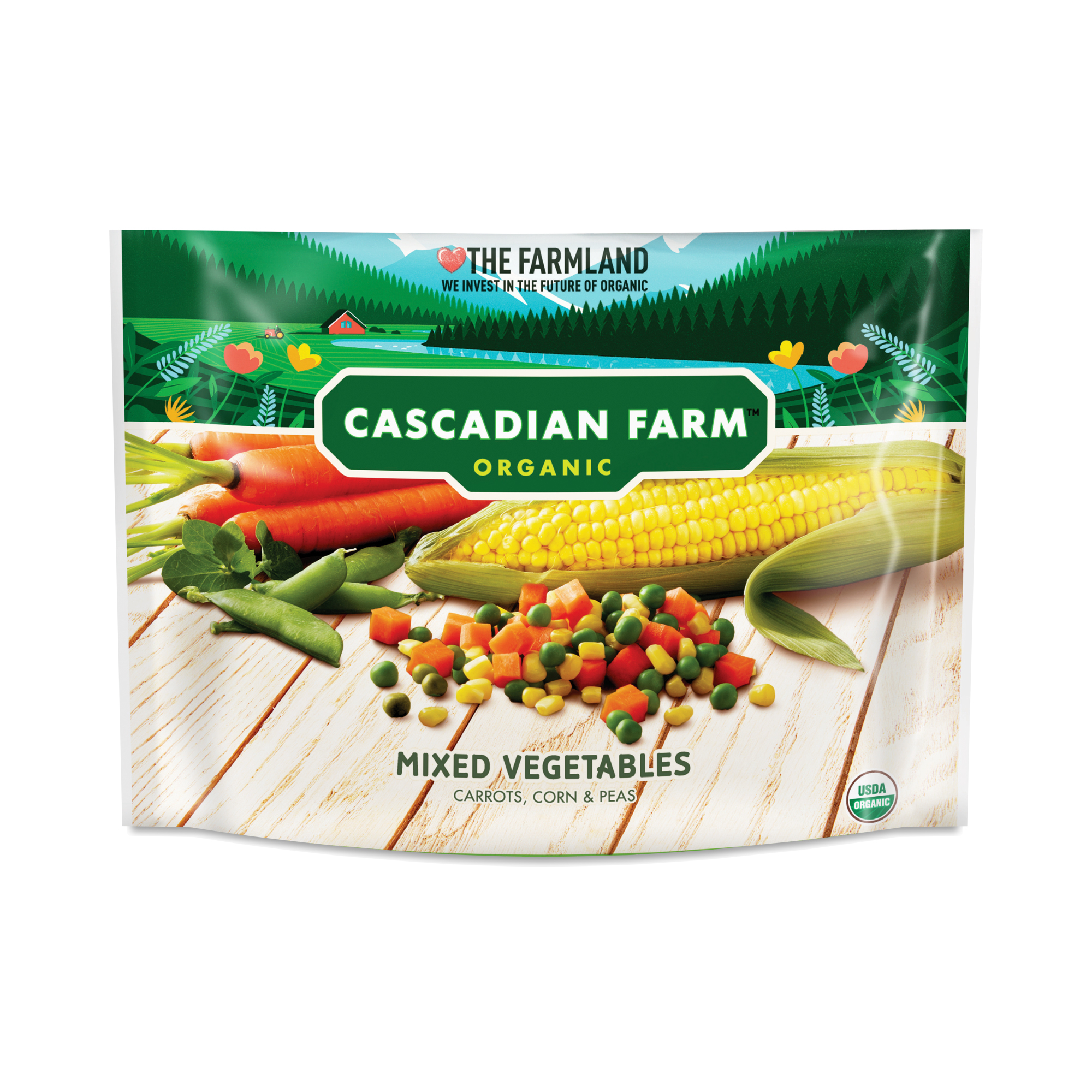 Cascadian Farm Organic Mixed Vegetables, Frozen Vegetables,16 Oz