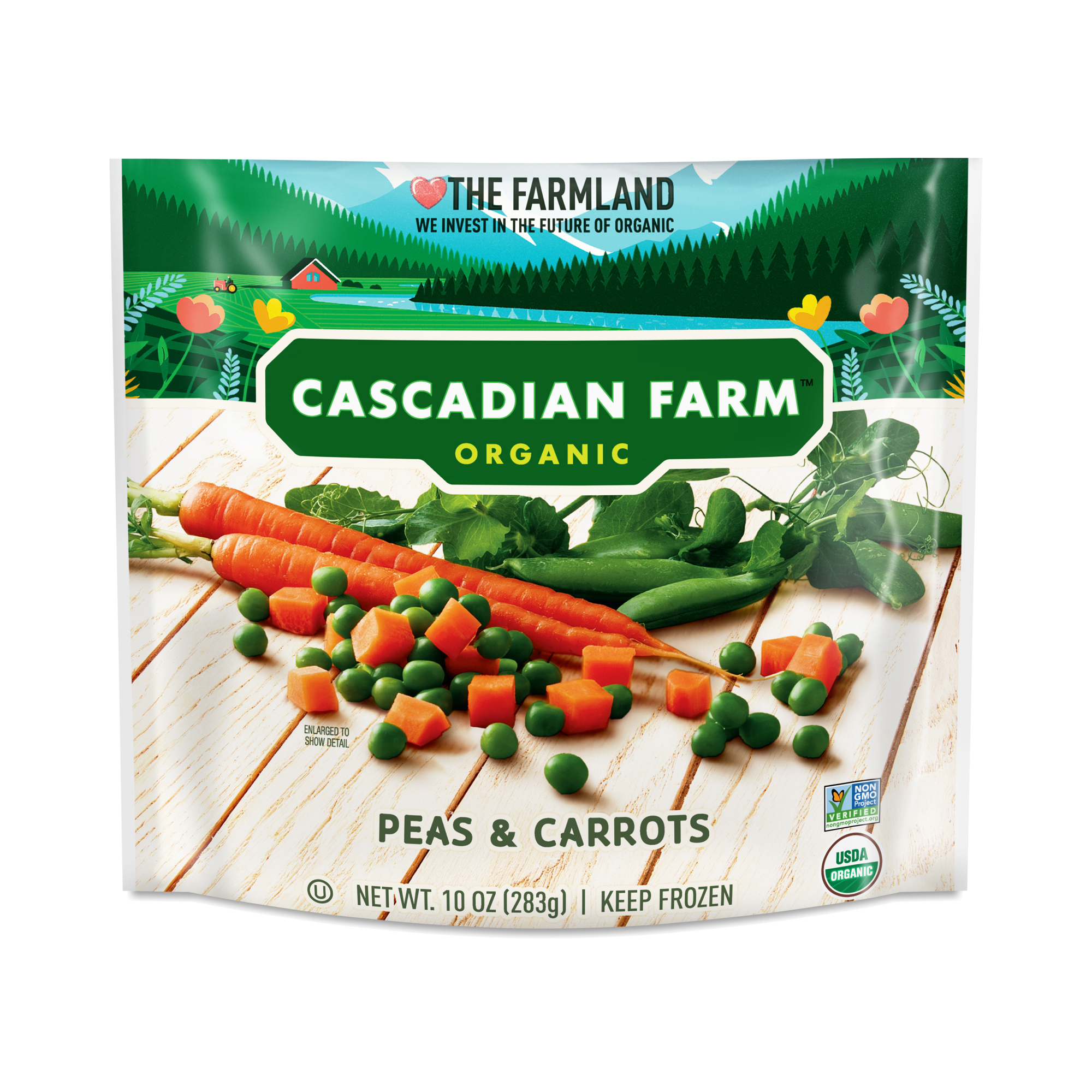 Cascadian Farm Organic Peas & Carrots 10 Oz Bag