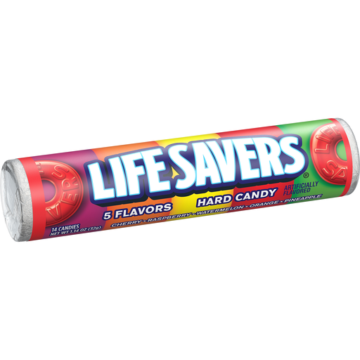 Lifesavers Life Savers 5 Flavors Hard Candy, 1.14 Ounce Roll