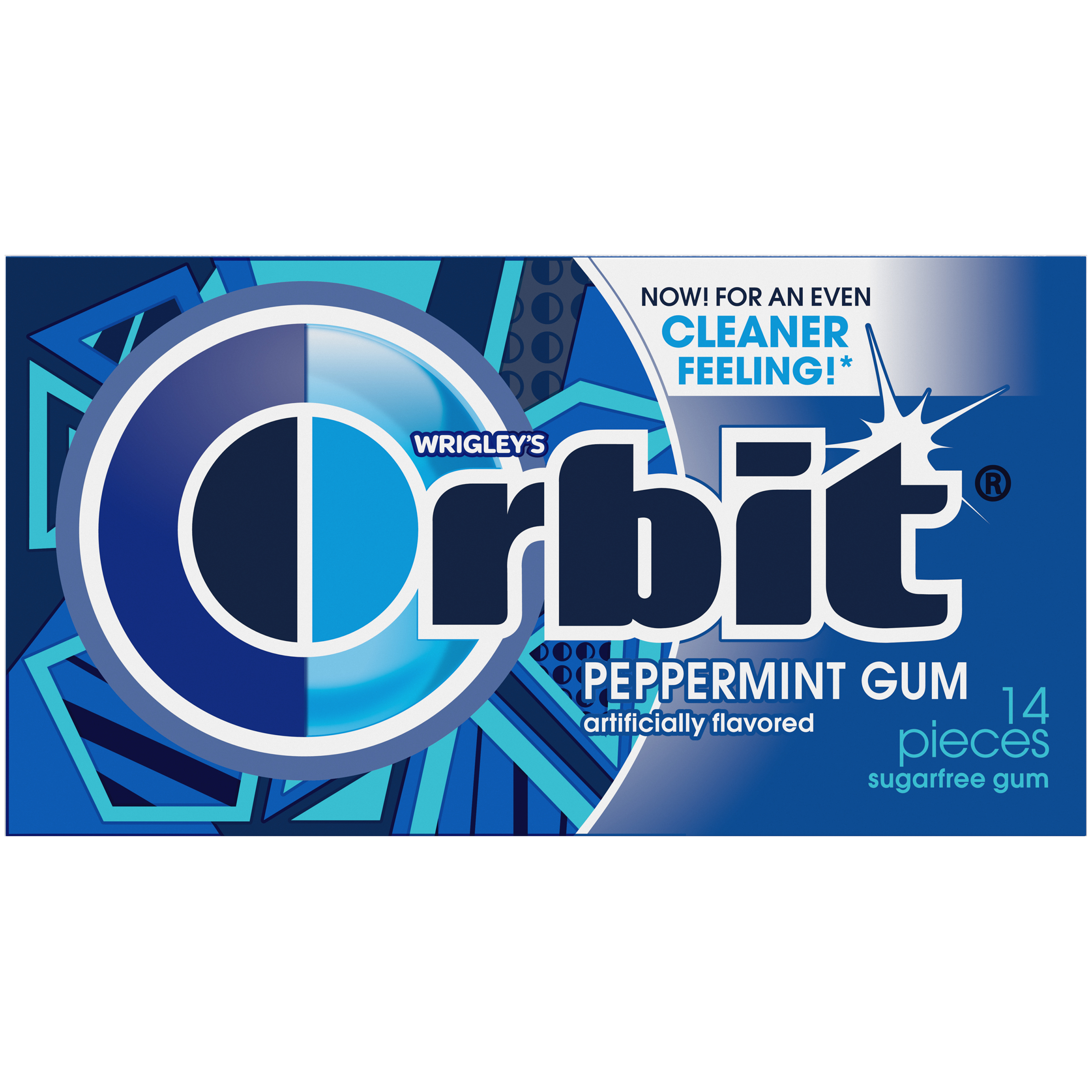 Orbit Gum Peppermint Sugar Free Chewing Gum, Single Pack, 14 Piece