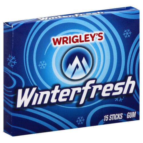 Winterfresh WRIGLEY'S Chewing Gum, Single Pack, 15 Stick