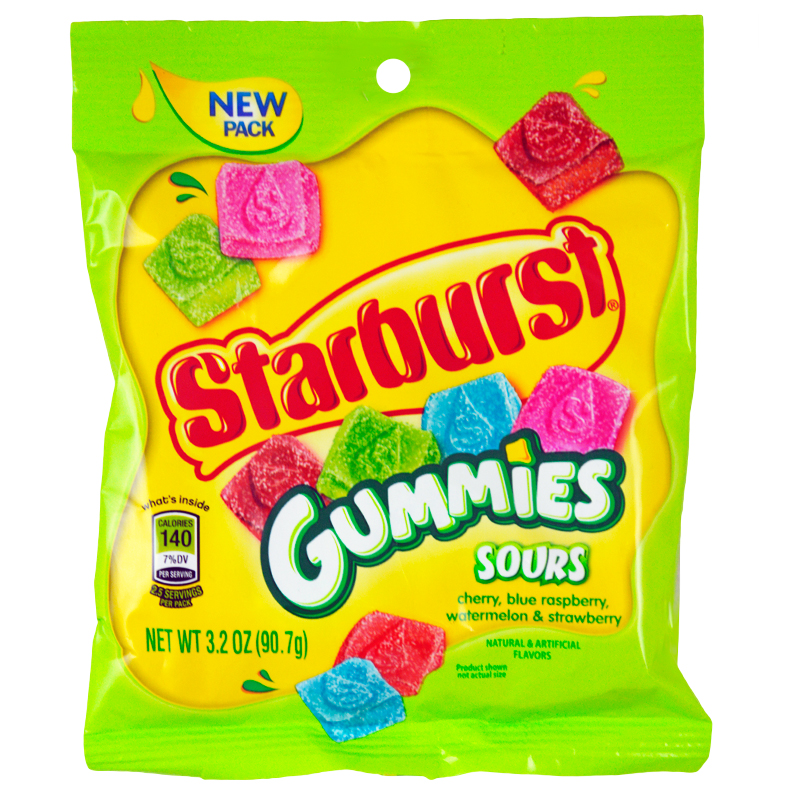 Wrigley Starburst Gummies Sours