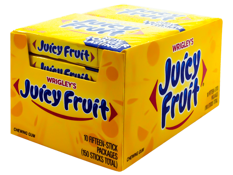 Wrigley Juicy Fruit Slim Pack 15 Stick (10 Units)