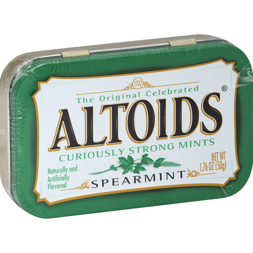 Altoids Spearmint Sugar Free Breath Mints, Single Pack, 1.76 Oz