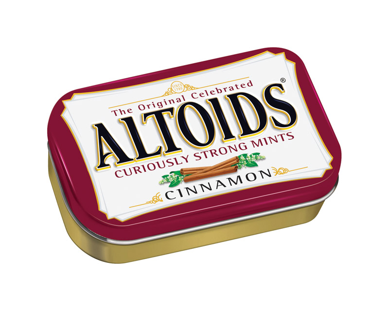 Altoids Curiously Strong, Cinnamon Mints - 1.76 Oz