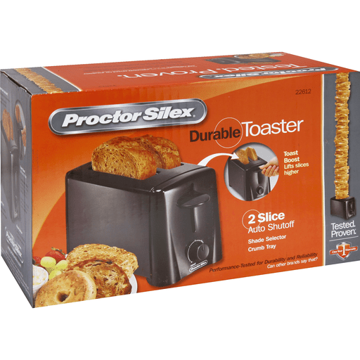 Proctor Silex 2 Slice Toaster, Black