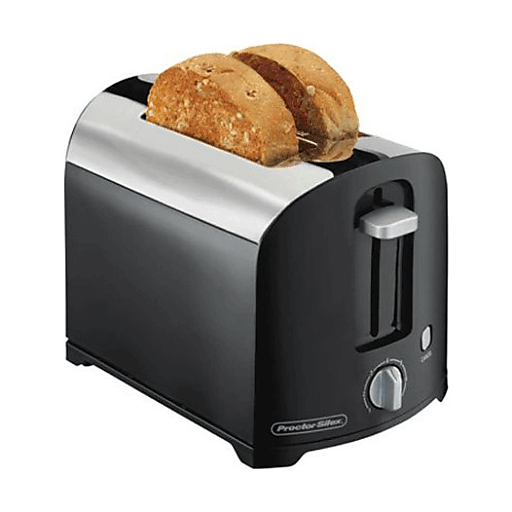 Proctor Silex 22622 2 Slice Cool Wall Toaster Black And Chrome
