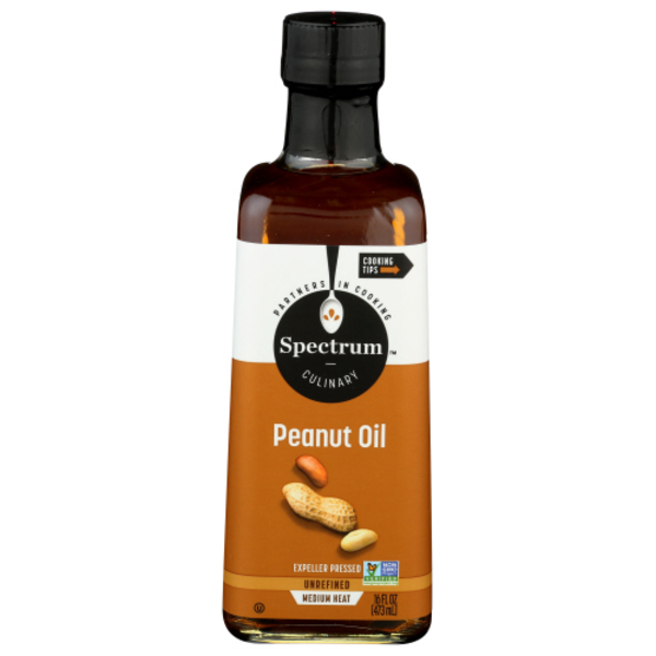 Spectrum Naturals Unrefined Peanut Oil 16 Fl Oz