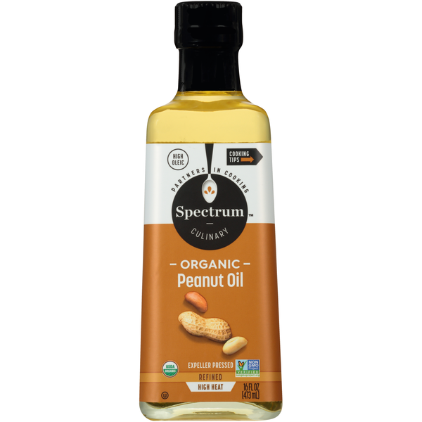 Spectrum Naturals Organic High Heat Peanut Oil - 16 Fl Oz